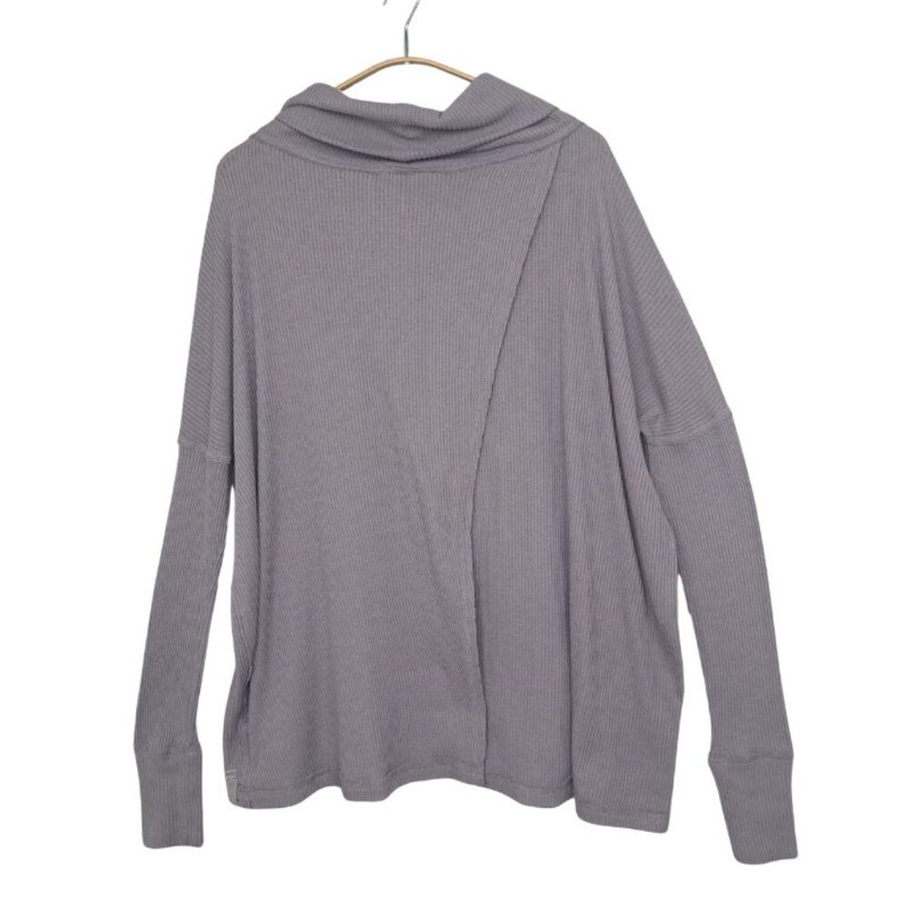 We The Free “Rosa” Ribbed Split Back Sweater Lavender Size XS - Picture 3 of 9